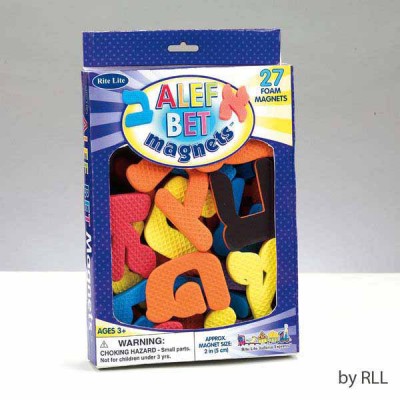 Alef-Bet Foam Magnets