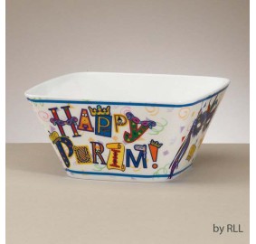Happy Purim Melamine Bowl 6