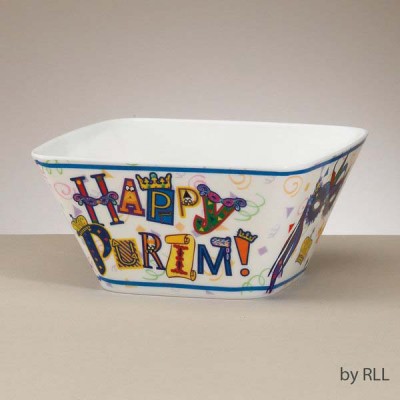 Happy Purim Melamine Bowl 6