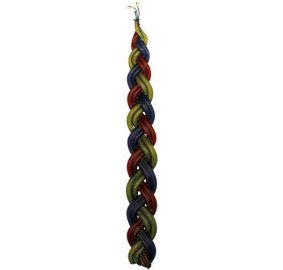 Safed Havdalah Candle Beeswax - Multi Color