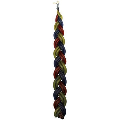 Safed Havdalah Candle Beeswax - Multi Color