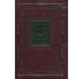 Sefer Ktzos Hashulchan - Shemitah - קצות השולחן - שמיטה