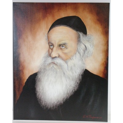 Portrait Alter Rebbe Canvas 