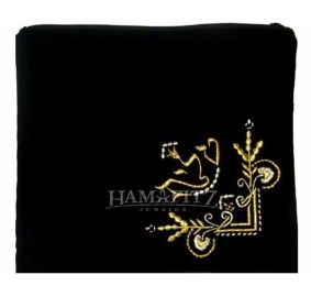 Tefillin Bag Velvet #121 BK/GD