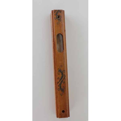 Wooden Mezuzah Cover 15 Cm - Window