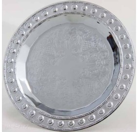 Kiddush Cup Tray 4" - Chrome