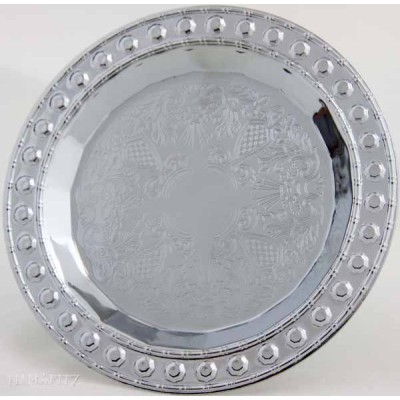 Kiddush Cup Tray 4" - Chrome