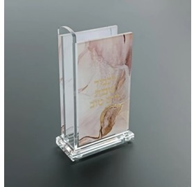 Match Box Holder Acrylic Rose Gold Marble