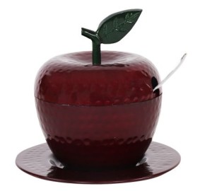 Honey Dish Aluminum Apple