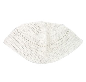 Frik Kippah White