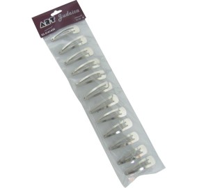 Yarmulka Clips Silver 10 Pack