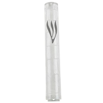 Mezuzah Cover Clear 12 cm