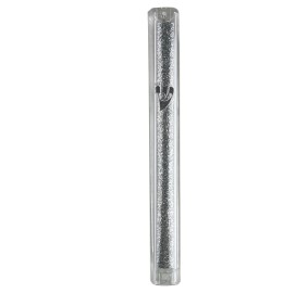 Mezuzah Cover Clear w/ Stones