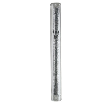 Mezuzah Cover Clear w/ Stones