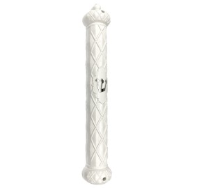 Mezuzah Cover White 12cm