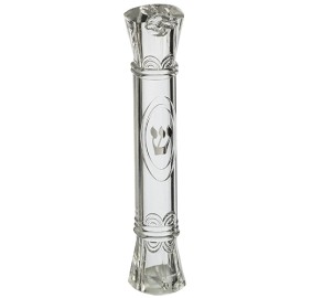 Clear Mezuzah Cover - 12cm