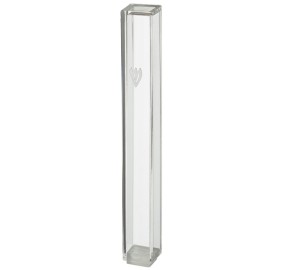 Mezuzah Cover Clear 10cm