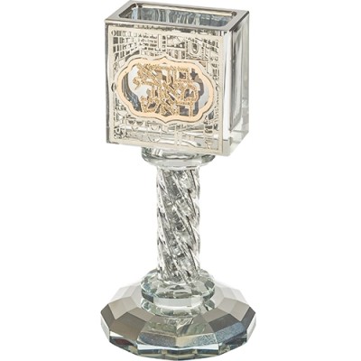 Havdalah Candle Holder Crystal