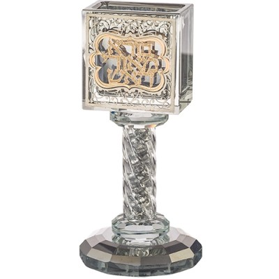 Havdalah Candle Holder Crystal