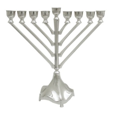 Menorah Nickel Rambam Elegant