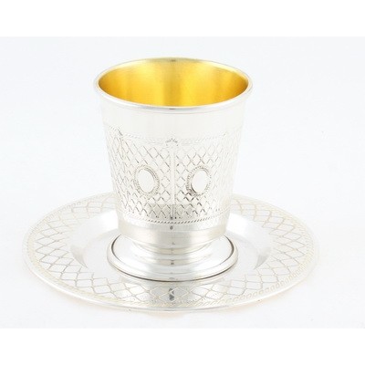 Kiddush Cup with Tray