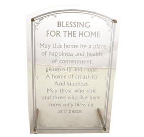 English Home Blessing - Lucite