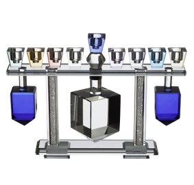 Menorah Crystal Multicolor