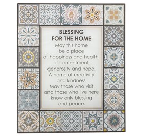 English Home Blessing - Glass 