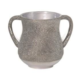 Wash Cup Aluminum Silver Glitter