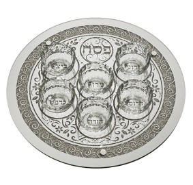 Glass Seder Plate