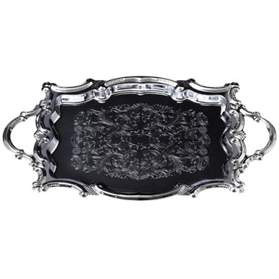 NIckel Tray with Handles