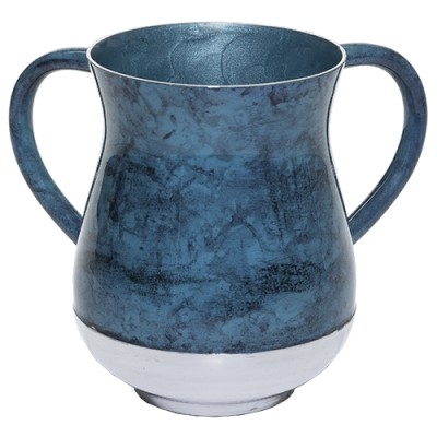 Wash Cup Blue Aluminum