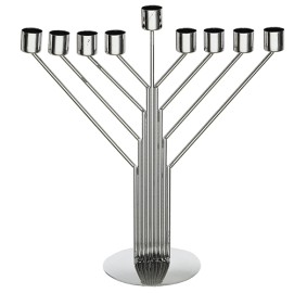 Menorah Metal Rambam Style