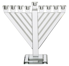 Menorah Crystal Rambam 40cm