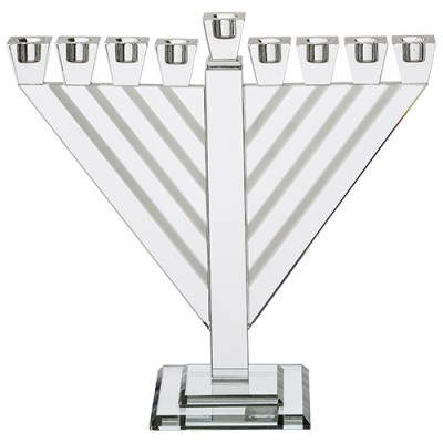 Menorah Crystal Rambam 40cm