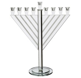 Menorah Crystal Rambam 60cm