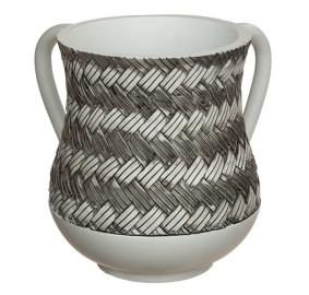 Wash Cup Polyresin Weave