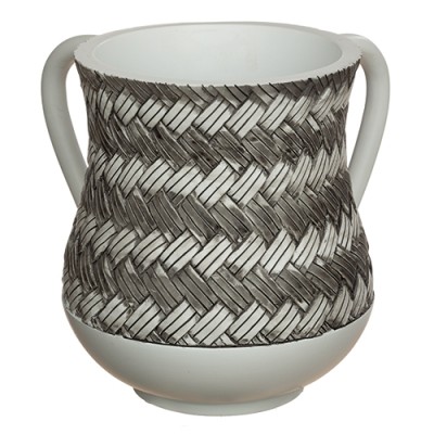 Wash Cup Polyresin Weave