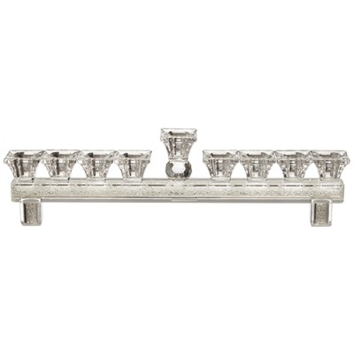 Crystal Menorah with Stones