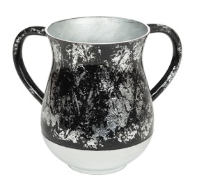 Wash Cup Aluminum Black & Silver