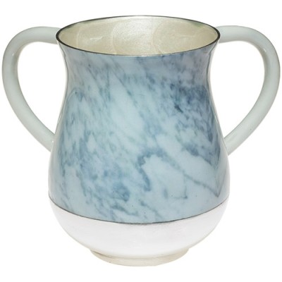 Wash Cup Aluminum Marble Look