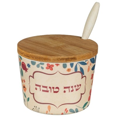 Bamboo Honey Dish Shana Tovah