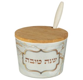 Bamboo Honey Dish Shana Tovah