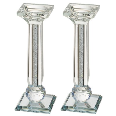 Crystal Candlesticks 20cm