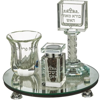 Havdalah Set Crystal 4 Pc