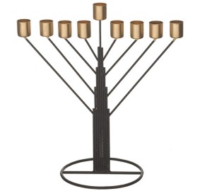 Menorah Rambam Style Black