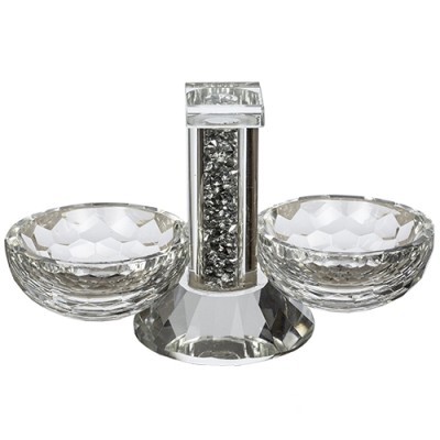 Salt & Pepper Holder Crystal