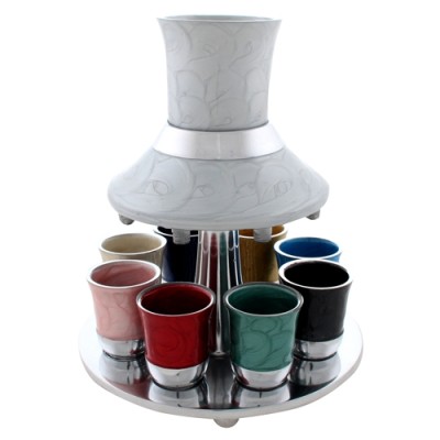 Kiddush Fountain Alunimum - Colorful