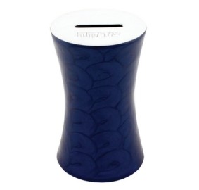 Tzedakah Box Aluminum Dark Blue