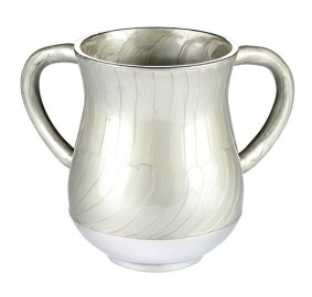 Wash Cup Aluminum Grey Elegant